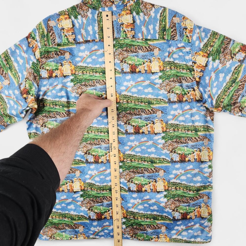 Vintage Reyn Spooner Shirt Mens XL Golf Event Print Button Up 90s Vintage Hawaii - Picture 8 of 10